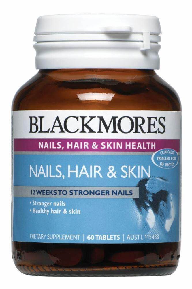 Blackmores Nails, Hair & Skin Health 60 tablets blackmores,breaking,defence,hair,issues,nail health,nails,nails chipping,skin,skin health
