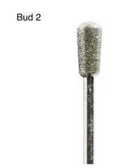 SUSOL DIAMOND BURR BUD - SINGLE USE Diamond coating,issues,Solid metal shaft,sterile packaging,SUSOL DIAMOND BURR BUD - SINGLE USE