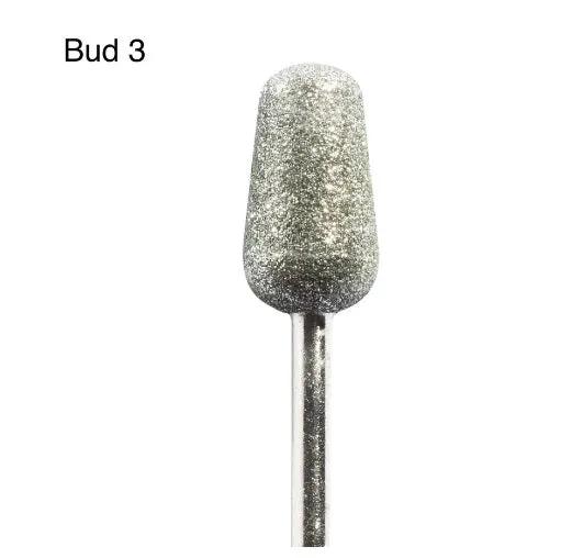SUSOL DIAMOND BURR BUD - SINGLE USE Diamond coating,issues,Solid metal shaft,sterile packaging,SUSOL DIAMOND BURR BUD - SINGLE USE