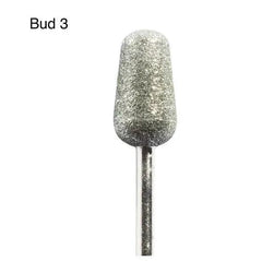 SUSOL DIAMOND BURR BUD - SINGLE USE Diamond coating,issues,Solid metal shaft,sterile packaging,SUSOL DIAMOND BURR BUD - SINGLE USE
