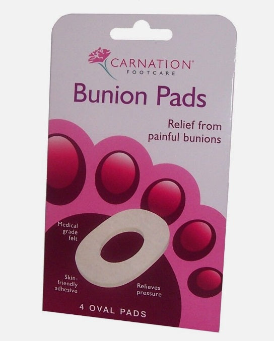 Carnation Bunion Pads Oval 4pk