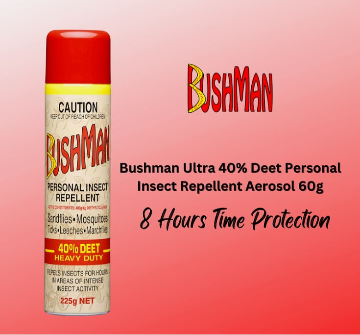 Bushman Higher Deet Aerosol 225g