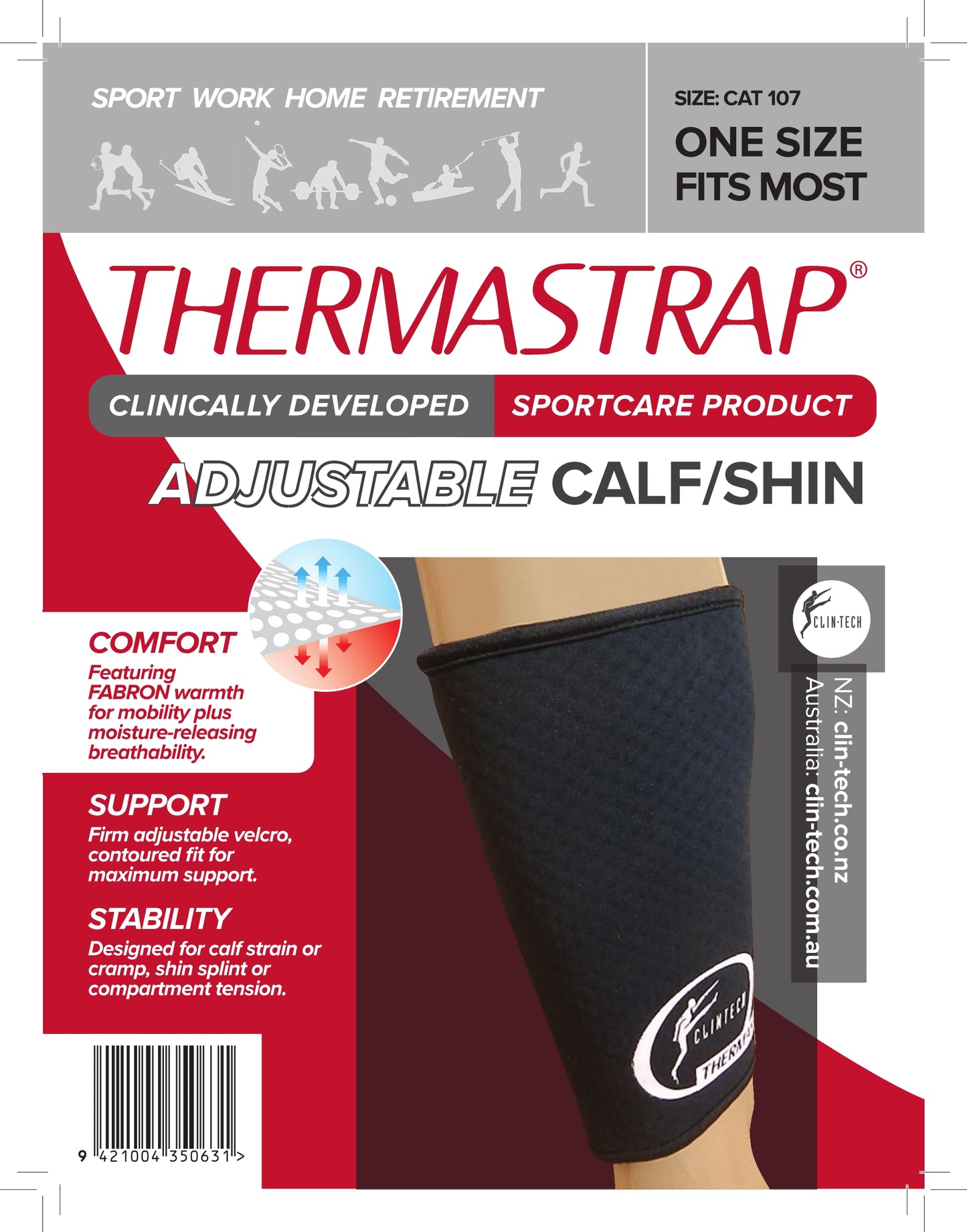 Thermastrap Calf or Shin Support