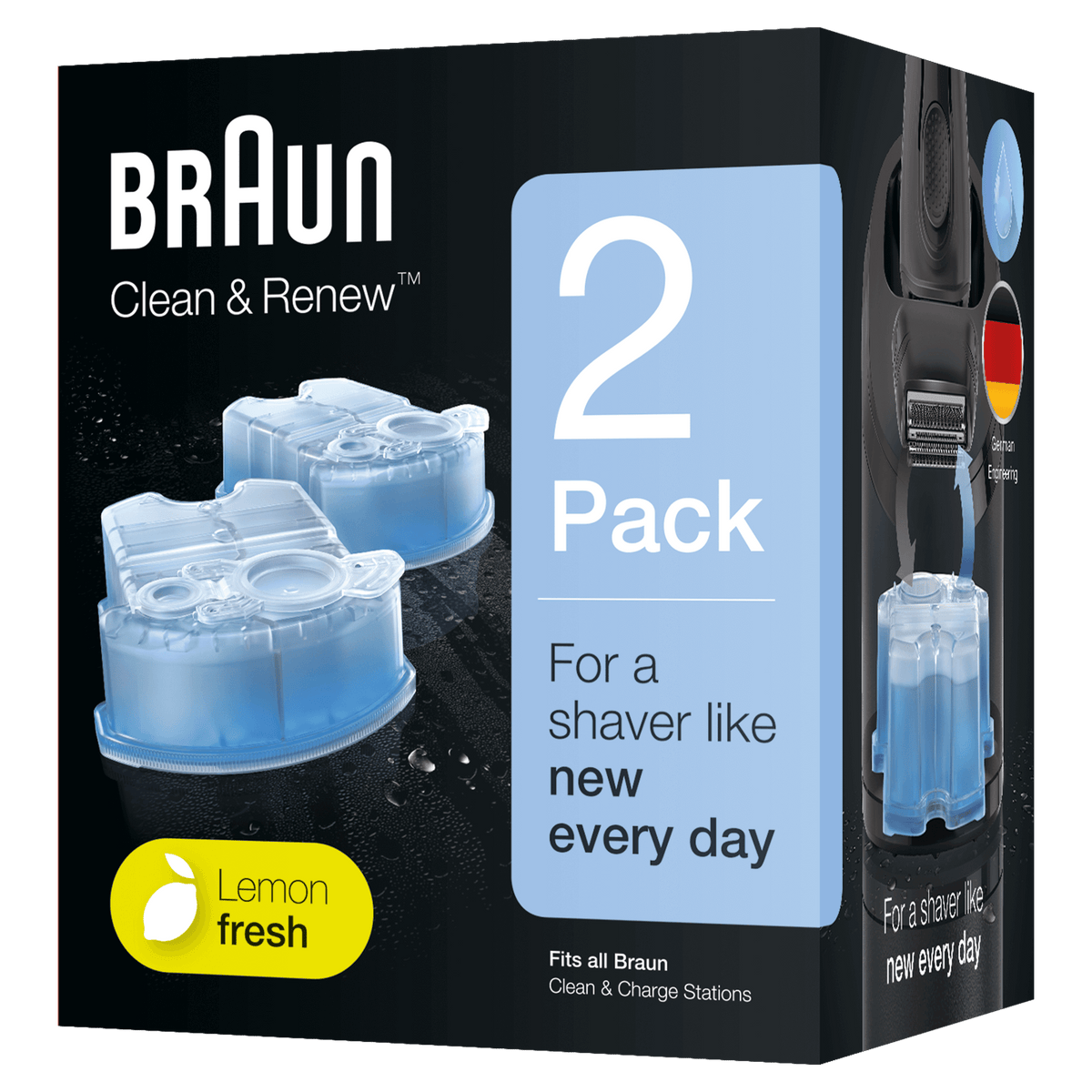 Braun Clean and Charge Refills – 2 Pack (CCR2N) Braun 310BT,Braun 310BT Shaver,Braun M30 Shaver,Braun S3 310s Wet & Dry shaver,Braun Shaver,Braun’s MobileShave,Electric Razors,Foil Shaver,Mobile Foil Shaver,Mobile Shaver,Razors,Rechargeable Shaver,Shaver,