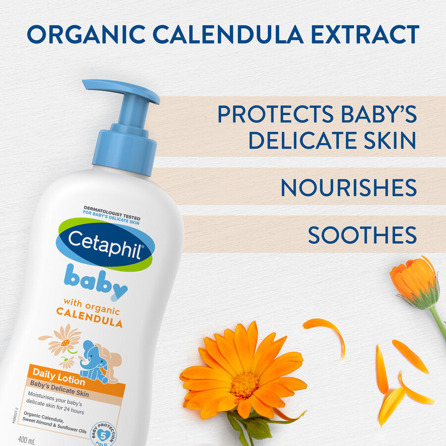 Cetaphil Baby Daily Calendula Lotion 400ml