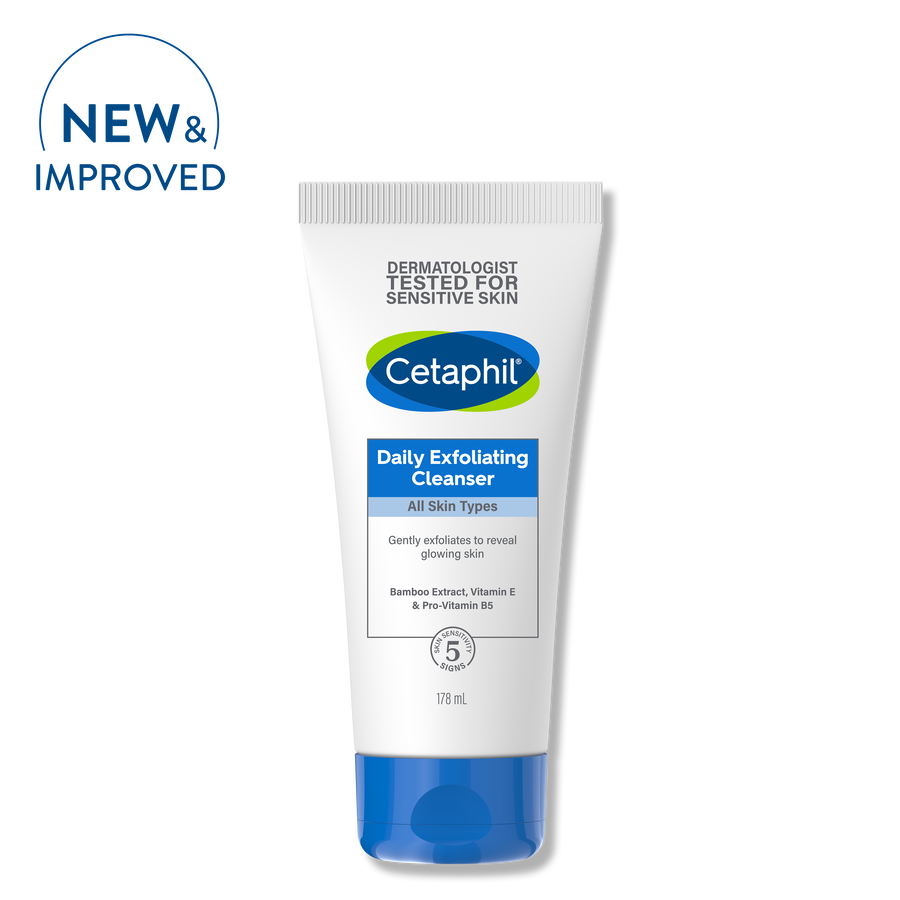 Cetaphil Daily Exfoliating Cleanser 178ml Bamboo Extract,cetaphil,cetaphil cleanser,cleanse impurities,Cleanses to remove dirt,Combination Skin,Daily Exfoliating Cleanser,Daily Use,Deep Cleansing,Dermatologist-recommended,Exfoliating Cleanser,Gentle Scrub
