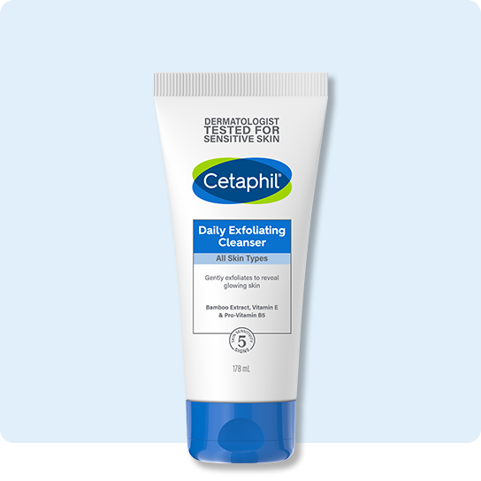 Cetaphil Daily Exfoliating Cleanser 178ml Bamboo Extract,cetaphil,cetaphil cleanser,cleanse impurities,Cleanses to remove dirt,Combination Skin,Daily Exfoliating Cleanser,Daily Use,Deep Cleansing,Dermatologist-recommended,Exfoliating Cleanser,Gentle Scrub