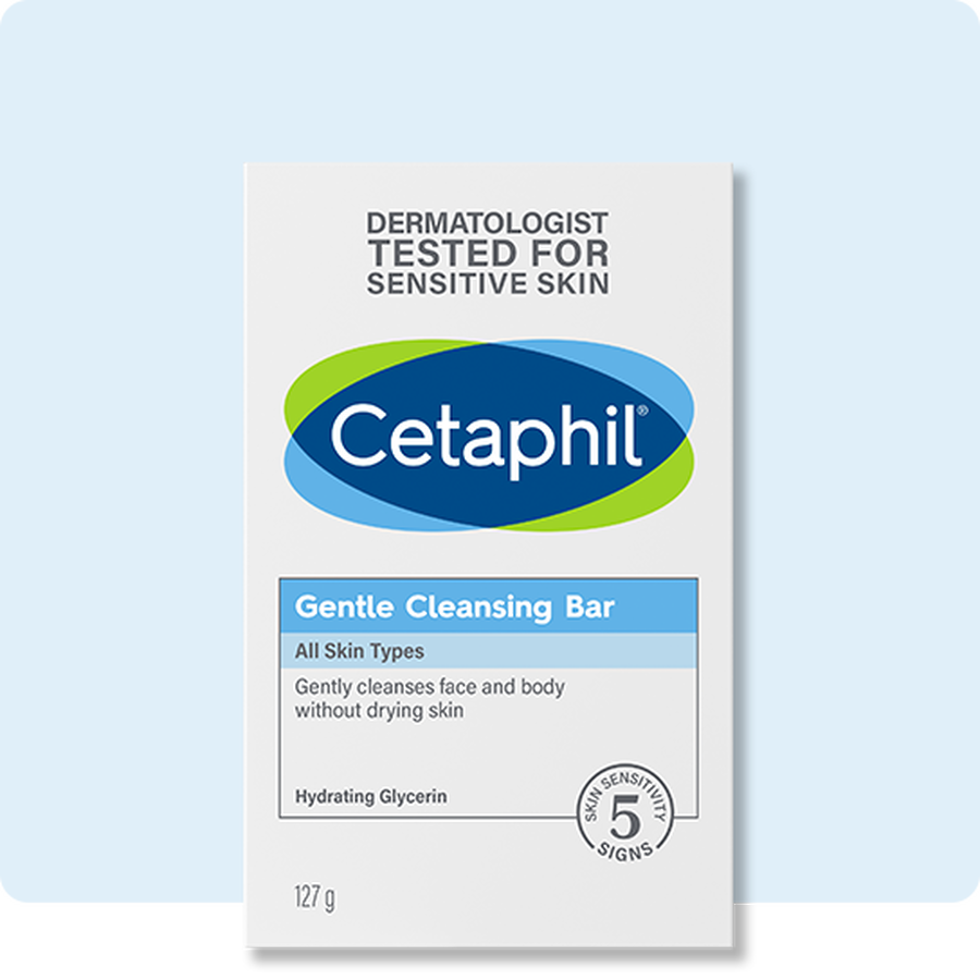 Cetaphil Gentle Cleansing bar 127g All Skin Type Bar,Cleansing bar,Gentle Cleansing bar,Gently cleanse Face And Body,issues,without drying skin