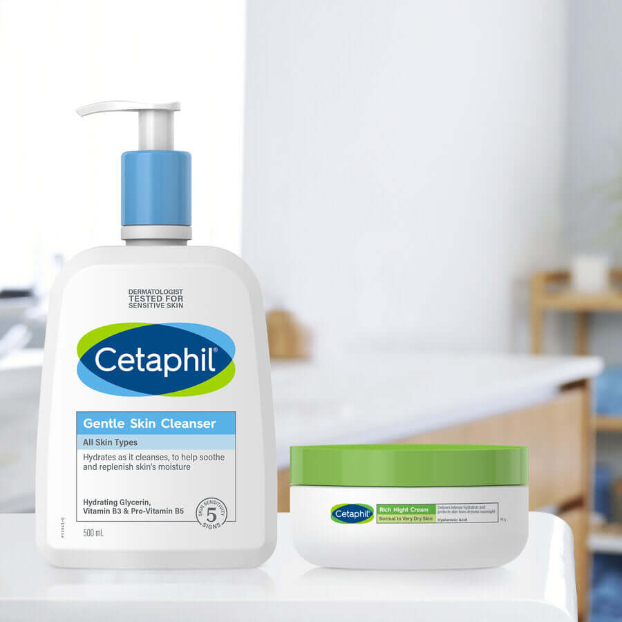 Cetaphil Gentle Skin Cleanser 1 Litre Bamboo Extract,cetaphil,cetaphil cleanser,Combination Skin,Daily Exfoliating Cleanser,Daily Use,Deep Cleansing,Dermatologist-recommended,face wash,Gentle Scrub,gentle skin cleanser,Hydrating Glycerin,Hypoallergenic,is