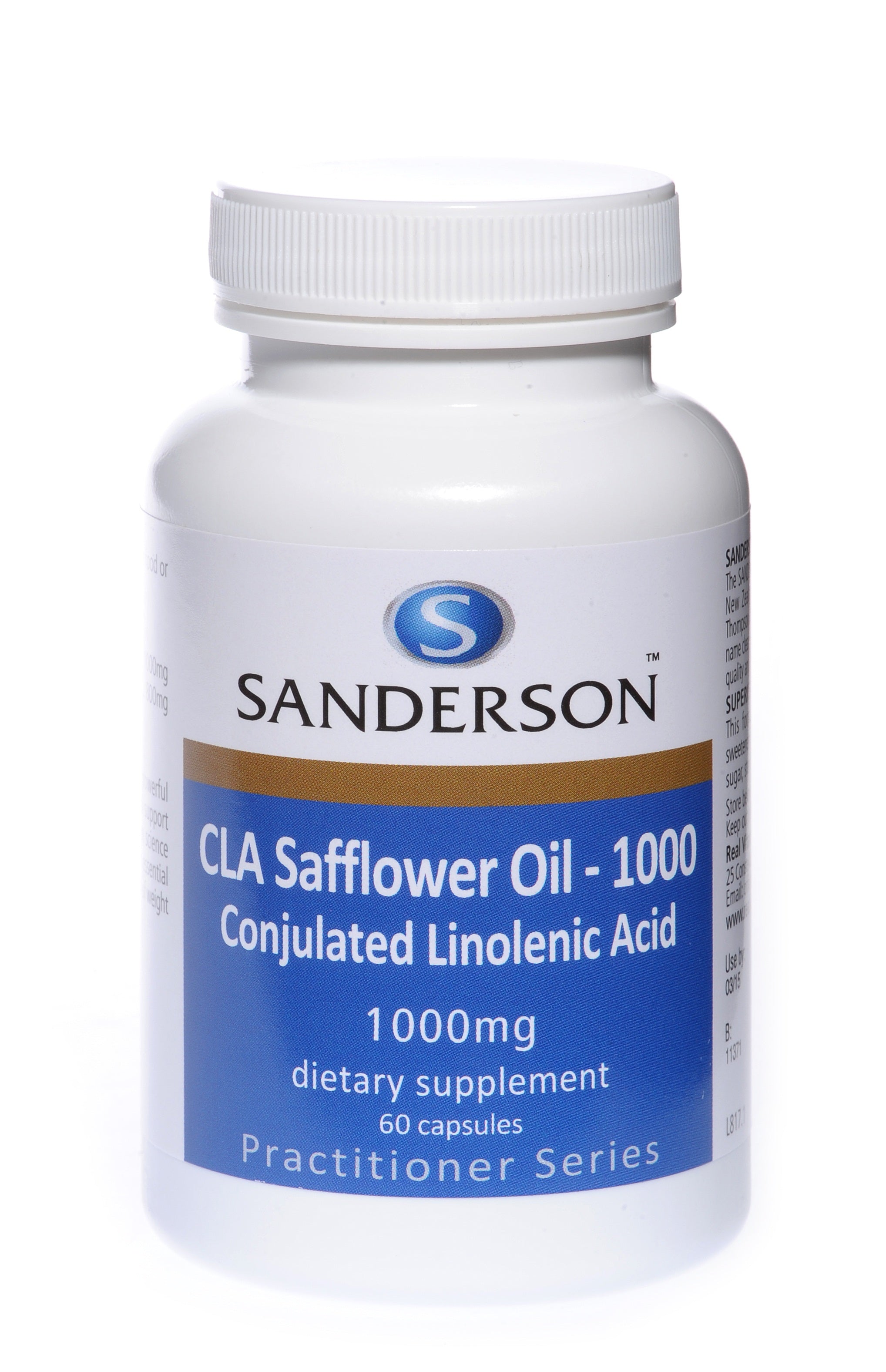 Sanderson CLA Safflower 1000mg 60 Capsules