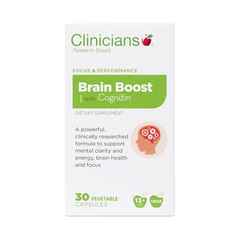 Clinicians Brain Boost with Cognizin 30 capsules