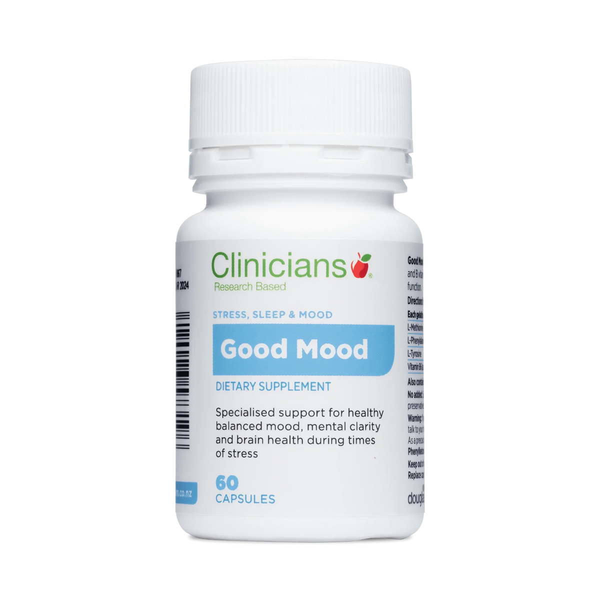 Clinicians Good Mood 60 Capsules clinician,clinicians,clinicians good mood,issues,multivitamin,multivitamin for kids,vitamin,vitamin c,vitamin d,vitamin d3,vitamin e,vitamins