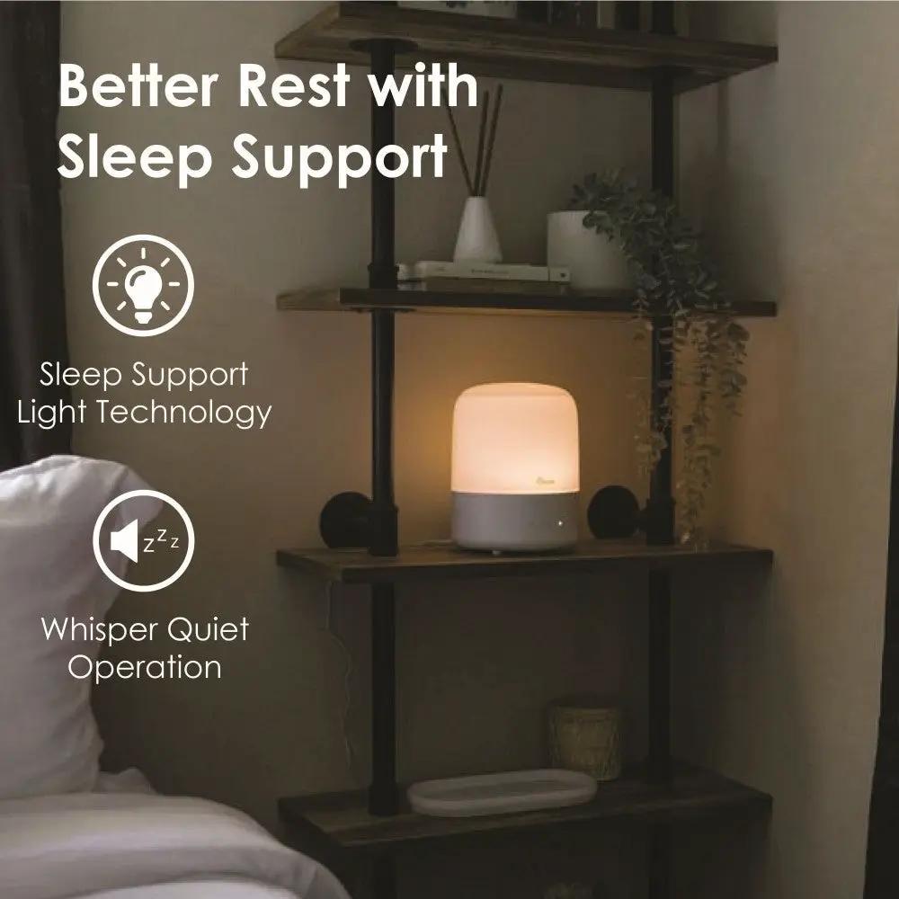 Crane 3-in-1 Cool Mist Humidifier with Aroma Diffuser & Sleep Support Light 1.9L