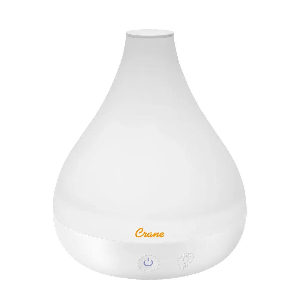 Crane Cool Mist Humidifier + Aroma Diffuser 1.3L - White