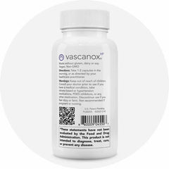 Calroy Vascanox HP 60 Vegan Caps cardiovascular system,healthy cardiovascular system,issues,nitric oxide support,Noxa24,Vascanox,vascular support