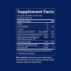 Trace Cal/Mag/Zinc Liquid Mineral Supplement Supports Bone & Muscle Health Immune Function