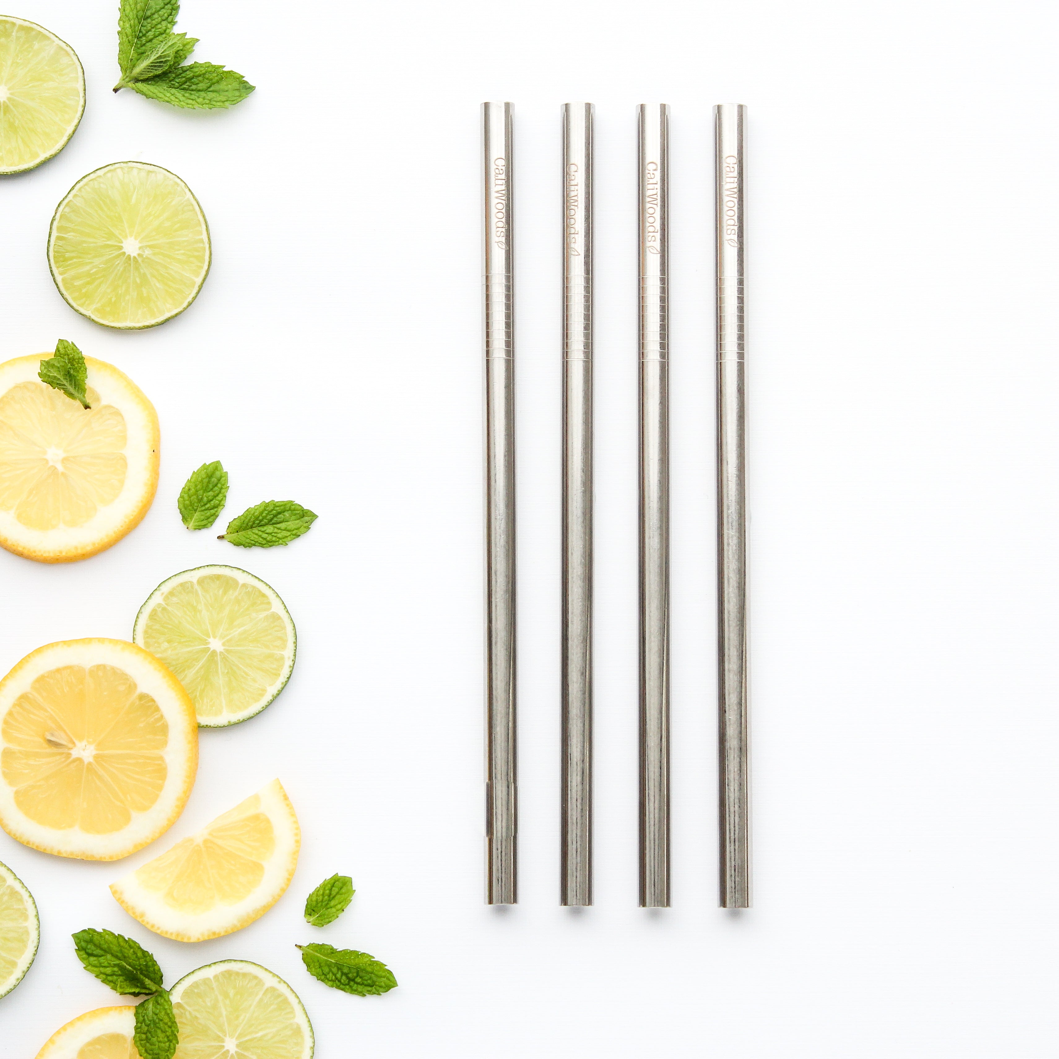 CaliWoods Stainless Steel Drinking Straw Single