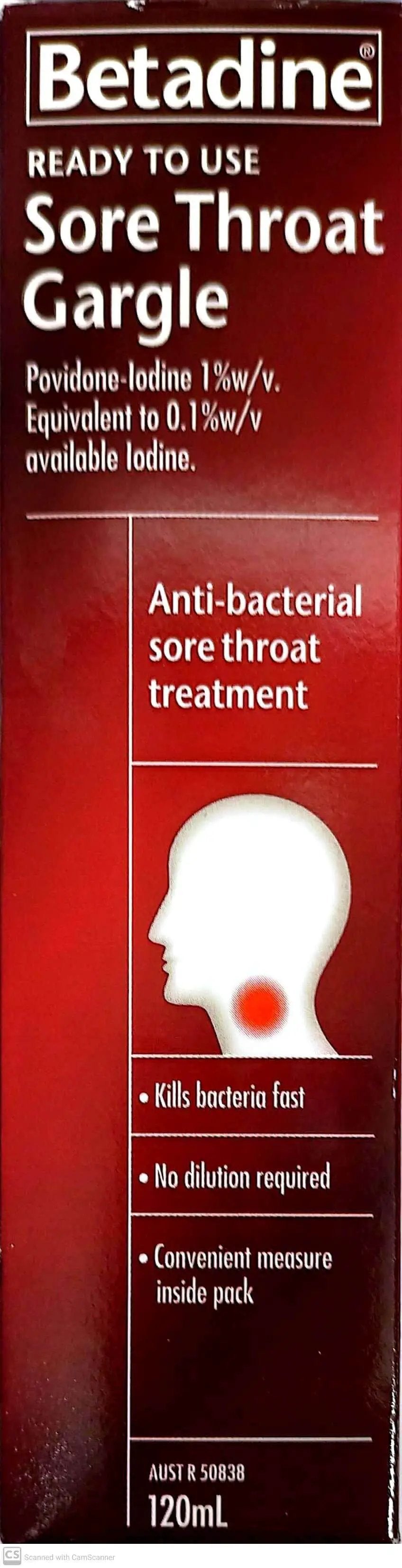 Betadine Sore Throat Gargle Ready To Use 120ml betadine,betadine gargle,betadine sore throat gargle,cold and flu,covid,issues,sore throat,throat pain