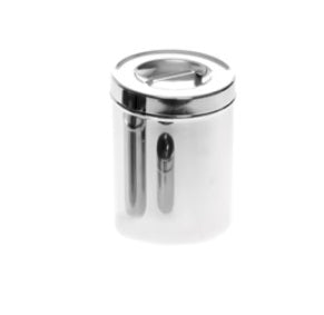 STAINLESS STEEL CANISTER WITH LID