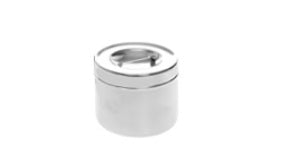STAINLESS STEEL CANISTER WITH LID
