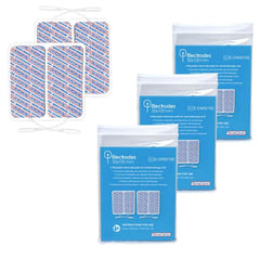 TensCare Carbon Mesh Electrode Pads For TENS EMS IF Devices Reusable Hypoallergenic Universal Fit