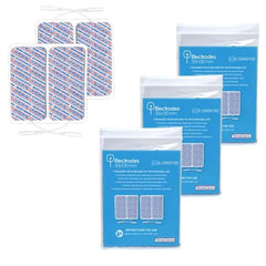 TensCare Carbon Mesh Electrode Pads For TENS EMS IF Devices Reusable Hypoallergenic Universal Fit