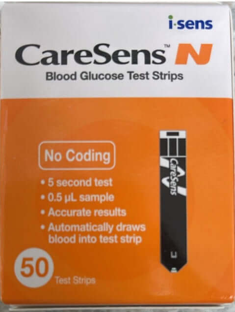 Caresens N Test Strips blood sugar,caresens,Caresens N Test Strips,coding,devices,diabetes,issues,strips,testing