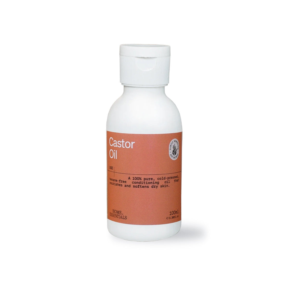 Castor Oil (Pure, Cold-Pressed, Hexane-Free)