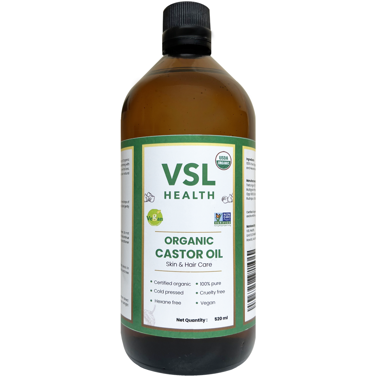 VSL- Castor Oil 220ml & 520ml