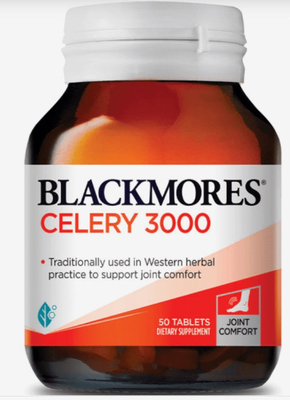 Blackmores BM Celery Seed Extract 50 Tablets Gout and Rheumatism Savio DominionRoadPharmacy