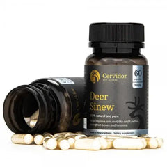 Cervidor Deer Sinew Capsules | Supports Joint Health & Mobility | Dietary Supplement (60 Capsules)