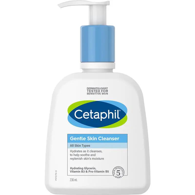 Cetaphil Gentle Skin Cleanser 236ml pump – for face and body