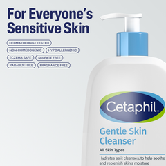 Cetaphil Gentle Skin Cleanser Gentle Cleansing For All Skin Types Facial Cleanser 1 Litre