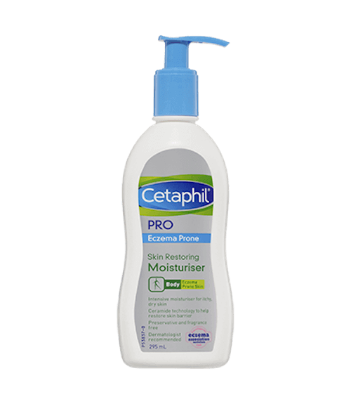 Cetaphil Pro Eczema Prone Skin Restoring Body Moisturiser 295 ml cetaphil,cetaphil moisturiser,Cetaphil Pro Eczema Prone Skin Restoring Body Moisturiser 295ml,cetaphil restoraderm,issues,restoraderm,skin restoring moisturiser