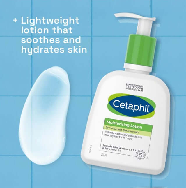 Cetaphil Moisturising Lotion 237ml Bamboo Extract,cetaphil,cetaphil moisturising,Combination Skin,Daily Exfoliating Cleanser,Daily Use,Deep Cleansing,Dermatologist-recommended,Gentle Scrub,Hydrating Glycerin,Hypoallergenic,issues,Microfine Granules,moistu