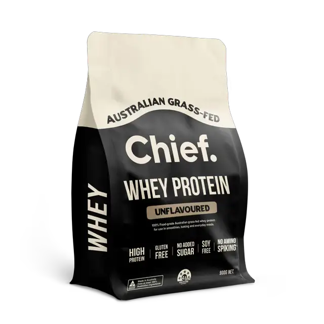 Chief Nutrition Whey Protein Powder Grass-Fed Premium Muscle Growth Support For Active Lifestyles