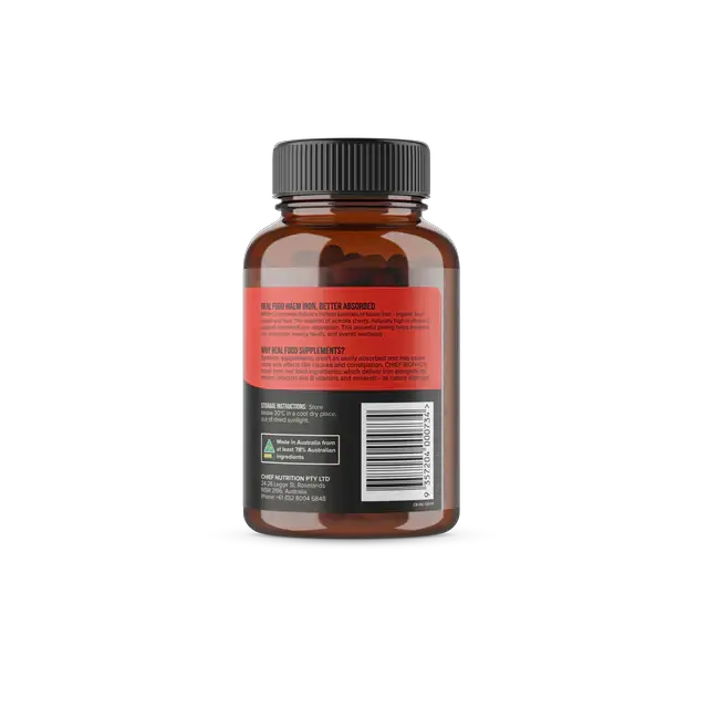 Chief Nutrition Iron C Haem Iron With Vitamin C Supports Iron Absorption Immune Support Iron Supplement 120 Capsules