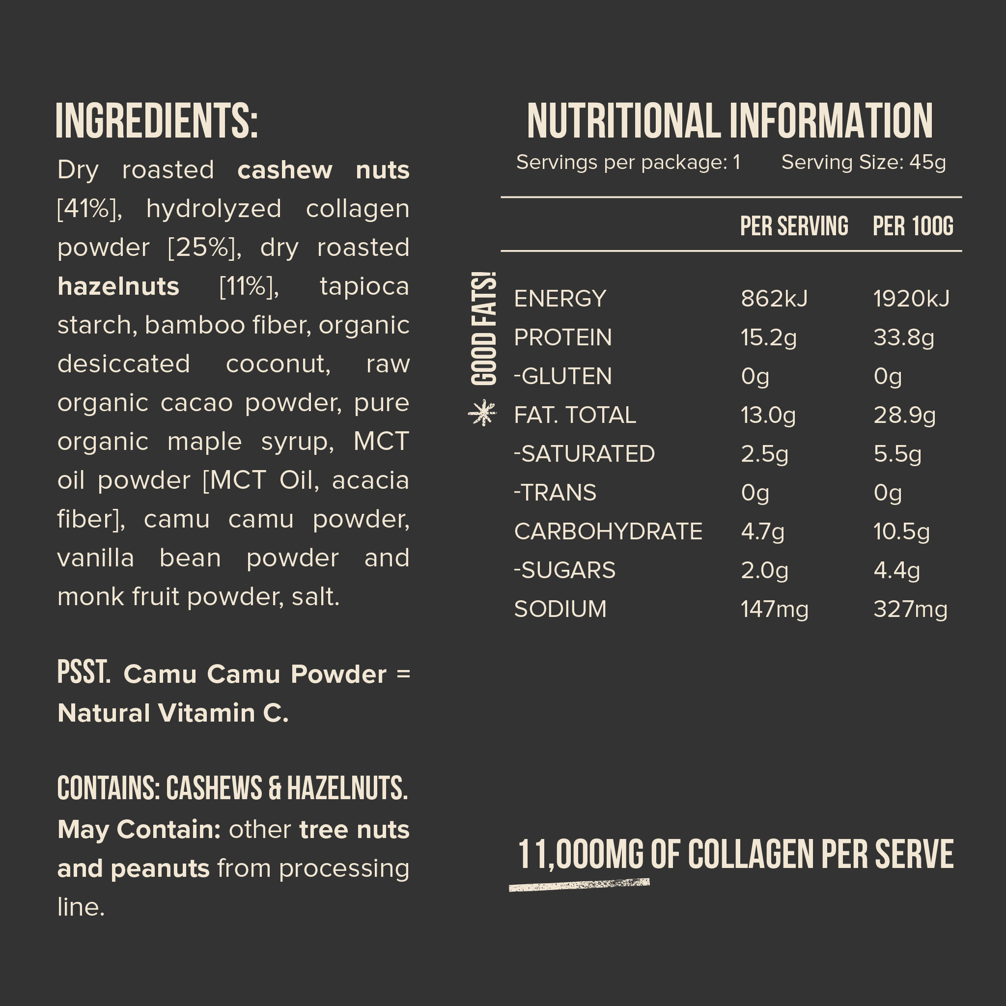 Chief Collagen Protein Bar Hazelnut Brownie 12 bars collagen,Collagen Hazelnut Brownie,Collagen Protein Bar Hazelnut,Collagen Protein Bar Hazelnut Brownie,Collagen Protein Bar Hazelnut Brownie dominion road pharmacy,Collagen Protein Bar Hazelnut Brownie p