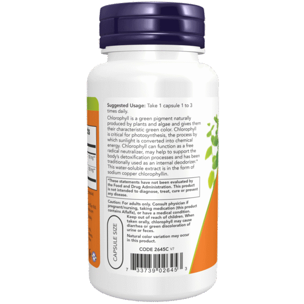 NOW Chlorophyll 100mg Chlorophyll,detox,detox heavy metals,Detoxification,Detoxification Digestion,Detoxifying,GMP,Halal,Kosher,liver detox,liver detoxification,Now,NOW FOODS,Now Products,Now suppl,Now supplements