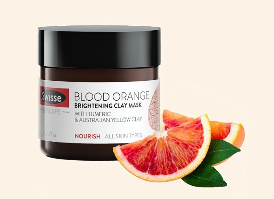 Swisse Blood Orange Brightening Clay Mask 70g