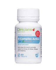 Clinicians B Complex Active 60 Tablets b complex,clinicians,clinicians b complex active,issues
