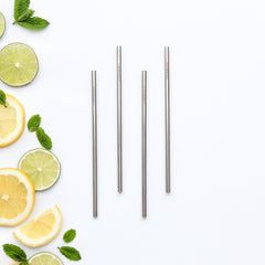 CaliWoods Rose Gold Short Straws x6 image 3