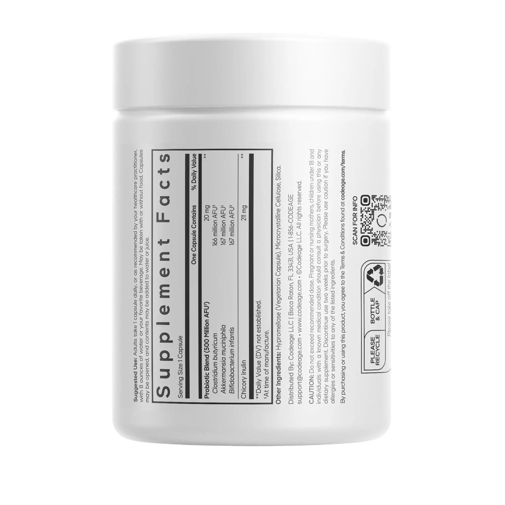 Codeage GLP-1 Probiotic+ GLP-1 Support Probiotic 90 Capsules