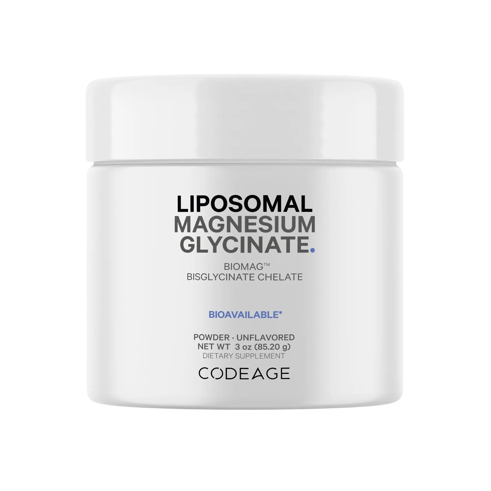 Codeage Liposomal Magnesium Glycinate Supports Sleep Powder 85g