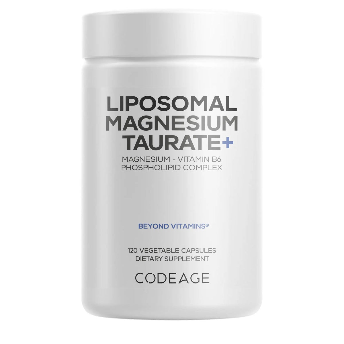Codeage Liposomal Mg Taurate Supports Cardio Health Supplement (120)