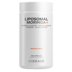 Codeage Liposomal Moringa Immune Support Dietary Supplement (180 Caps)