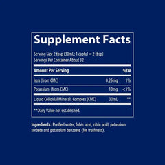Trace Colloidal Minerals + Supports Body-Mineral Balance + Liquid Supplement (887 ml)
