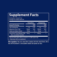 ConcenTrace Trace Mineral Powder Hydration And Electrolyte Support Blue Raspberry 132g