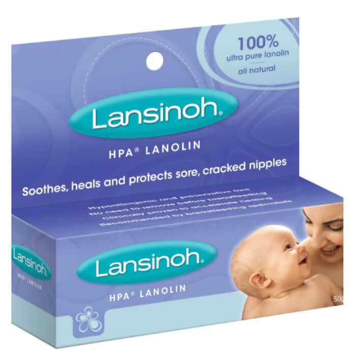 Lansinoh Cream 50g 100% ultra pure lanolin,cracked nipples,heals and protects sore,Hypoallergenic and preservative free,issues,Lansinoh Cream,Soothes