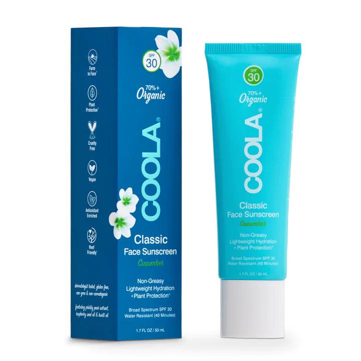 coola organic face sunscreen organic